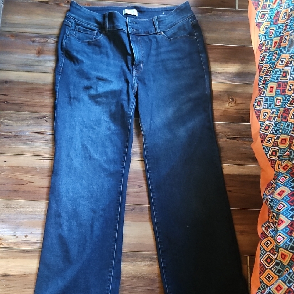 Lane Bryant Dark Blue Flare Jeans